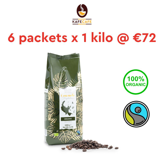 Picture of ORGANIC & FAIRTRADE COFFEE BEANS 6 X 1KG ( 100% ARABICA )